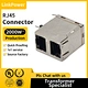 Shielded RJ45 connectors are designed to reduce electromagnetic interference and noise in Ethernet networking. Find top-quality shielded RJ45 connectors at competitive prices for your networking projects.